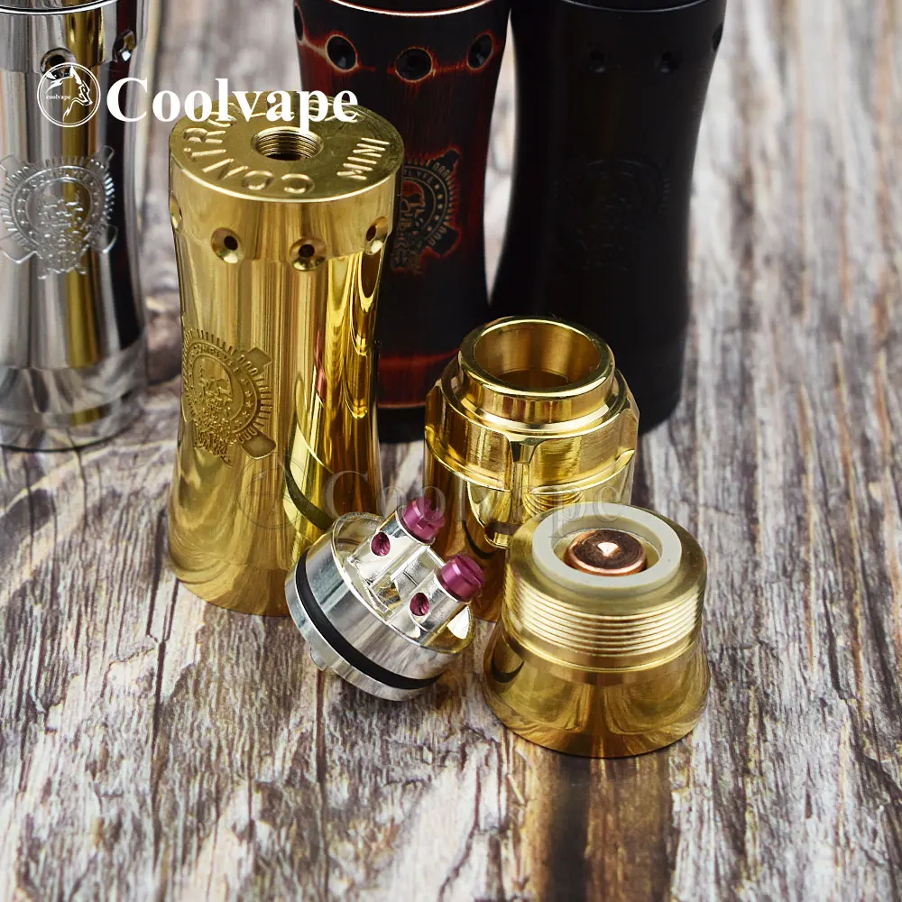 coolvape Comp Lyfe Takeover Mini Mod with SILENCER RDA kit 18350 battery 25mm brass mini style 510 mech mods VS hellfire V6 kit
coolvape Comp Lyfe Takeover Mini Mod with SILENCER RDA kit 18350 battery 25mm brass mini style 510 mech mods VS hellfire V6 kit