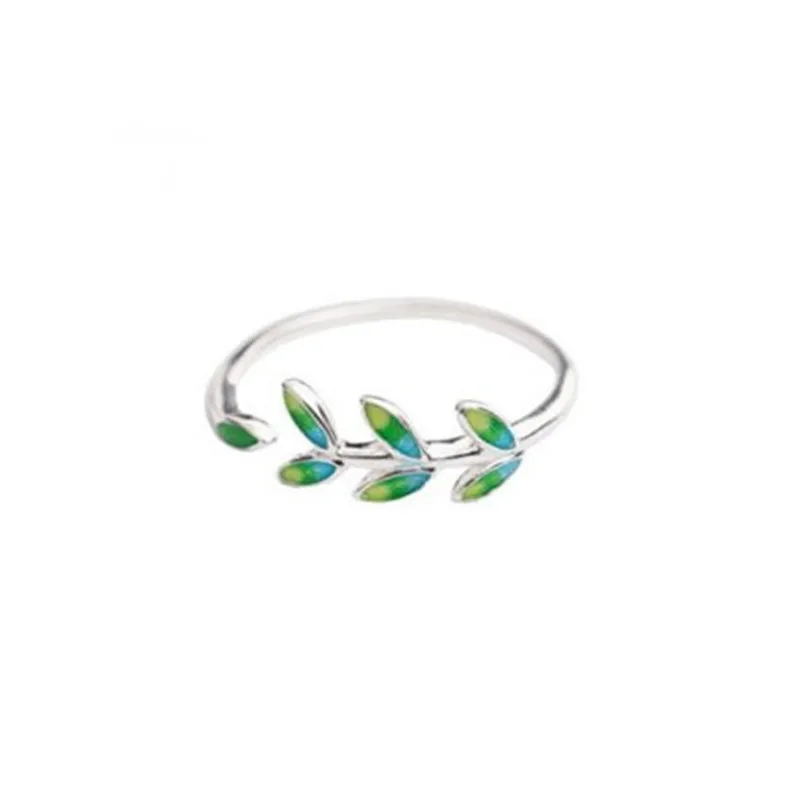 1 Piece 925 Sterling Silver Green Leaf Rings Cute Shape Open Adjustable Fashion Women,Girls,Lady Jewelry
1 Piece 925 Sterling Silver Green Leaf Rings Cute Shape Open Adjustable Fashion Women,Girls,Lady Jewelry
