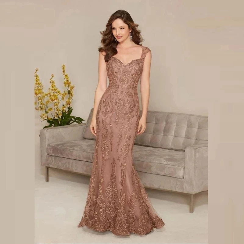 Plus Size Mother Of The Bride Dresses Mermaid Sweetheart Tulle Appliques Lace Long Elegant Groom Mother Dresses Wedding
Plus Size Mother Of The Bride Dresses Mermaid Sweetheart Tulle Appliques Lace Long Elegant Groom Mother Dresses Wedding