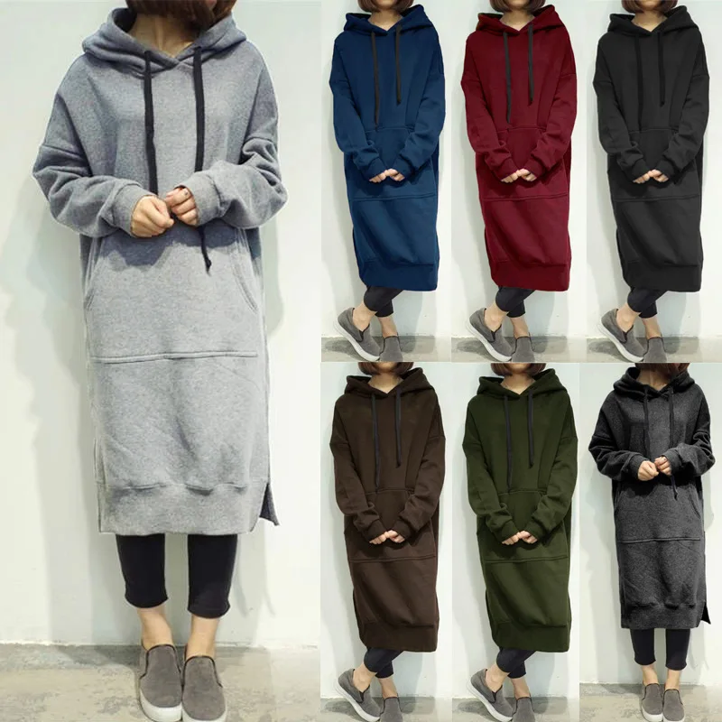 2021 popular long sleeve solid color long casual sweater women's wear large windbreaker coat women
2021 popular long sleeve solid color long casual sweater women's wear large windbreaker coat women