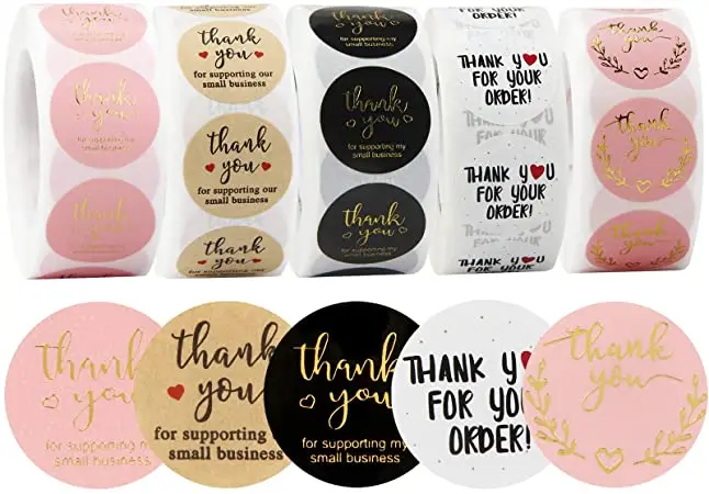 Thank You Stickers Small Business Thank You Stickers Labels for Envelopes, Bubble Mailers and Gift Bags Pack 4
Thank You Stickers Small Business Thank You Stickers Labels for Envelopes, Bubble Mailers and Gift Bags Pack 4