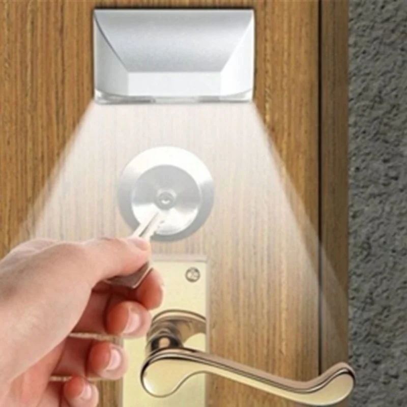 Pir Infrarood Ir Draadloze Sensor Auto Motion Detector Keyhole 4 Led Light Lamp Batterij Kast Closet Light Blubs
Pir Infrarood Ir Draadloze Sensor Auto Motion Detector Keyhole 4 Led Light Lamp Batterij Kast Closet Light Blubs