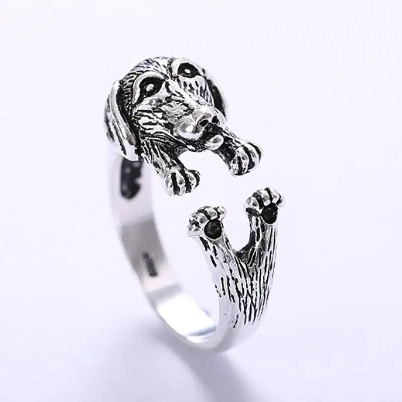 Vintage Personal Women Alloy Opening Dog Ring Casual Party Silver Punk Plated Animal Ring Jewelry
Vintage Personal Women Alloy Opening Dog Ring Casual Party Silver Punk Plated Animal Ring Jewelry