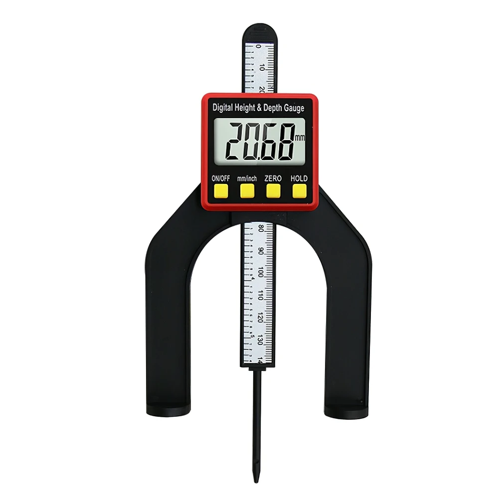 Digital 80mm Depth Gauge Woodworking 2 In 1 Height Measurement Tool for Setting Rebates Grooves Woodworking Measuring Tools
Digital 80mm Depth Gauge Woodworking 2 In 1 Height Measurement Tool for Setting Rebates Grooves Woodworking Measuring Tools