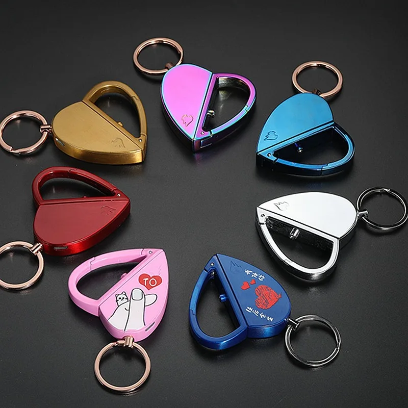 Love Keychain Heating Wire Lighter Folding USB Charging Lighter Idea Smoking Accessories for Weed Cute for Girls Gift for Girl
Love Keychain Heating Wire Lighter Folding USB Charging Lighter Idea Smoking Accessories for Weed Cute for Girls Gift for Girl