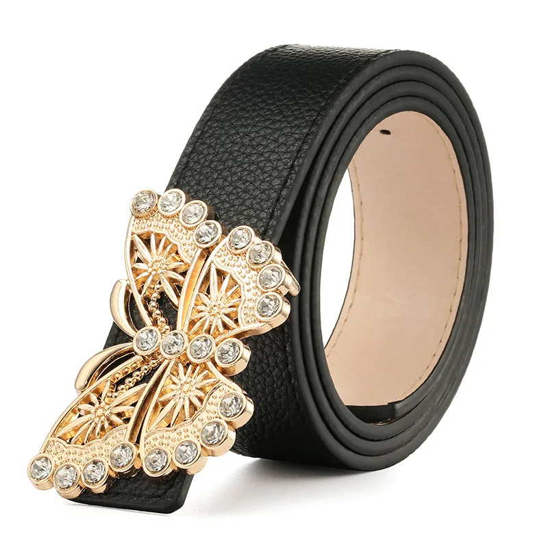 Butterfly Rhinestones Designer Belts for Women High Quality Ladies Jeans Belt with Rhinestone Luxury Brand Strap Dress Waistband
Butterfly Rhinestones Designer Belts for Women High Quality Ladies Jeans Belt with Rhinestone Luxury Brand Strap Dress Waistband