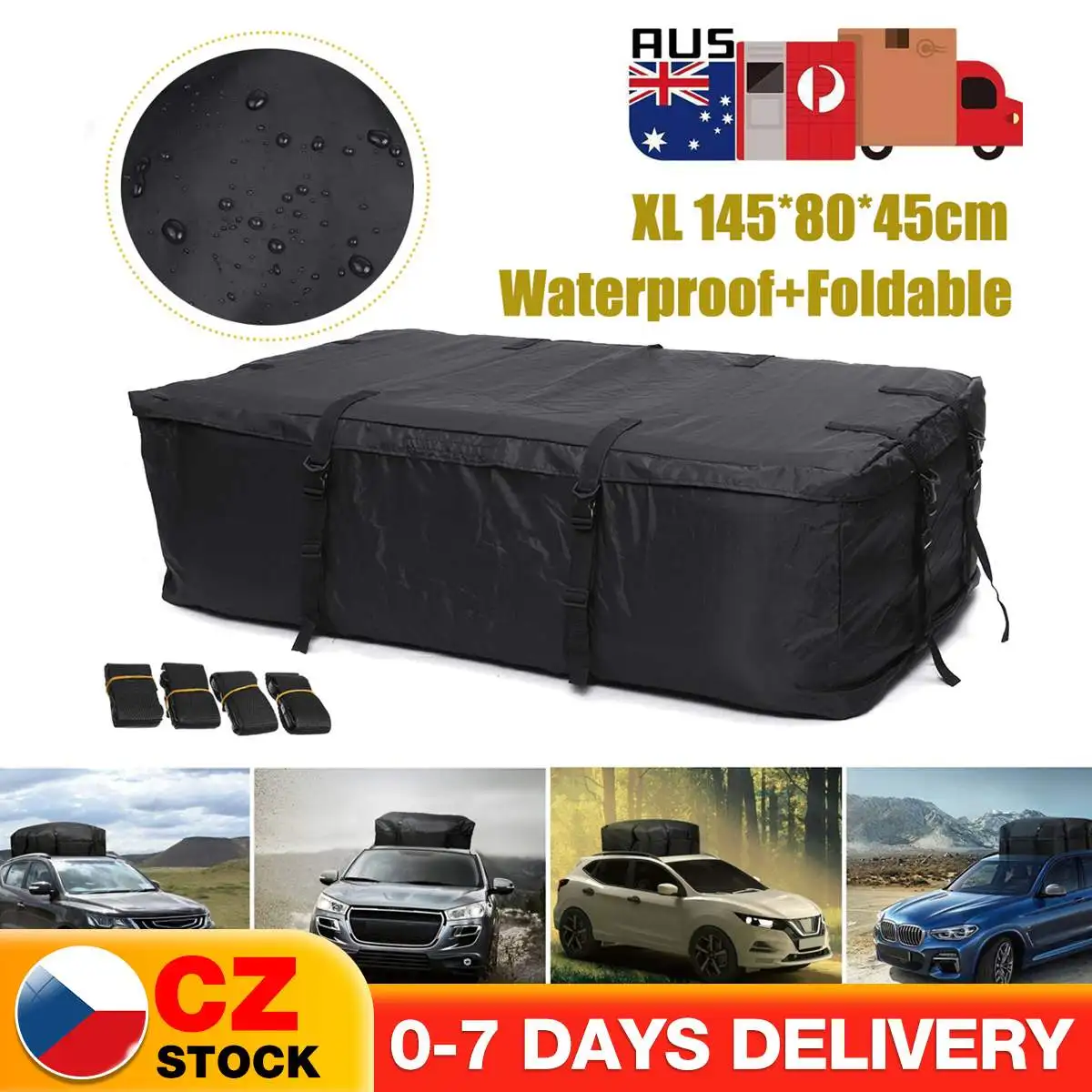145x80x45 см Автомобильная багажная сумка на крышу 600D из ткани Оксфорд, Складная Водонепроницаемая эргономичная сумка для хранения, дорожные ак...
145x80x45 см Автомобильная багажная сумка на крышу 600D из ткани Оксфорд, Складная Водонепроницаемая эргономичная сумка для хранения, дорожные ак...