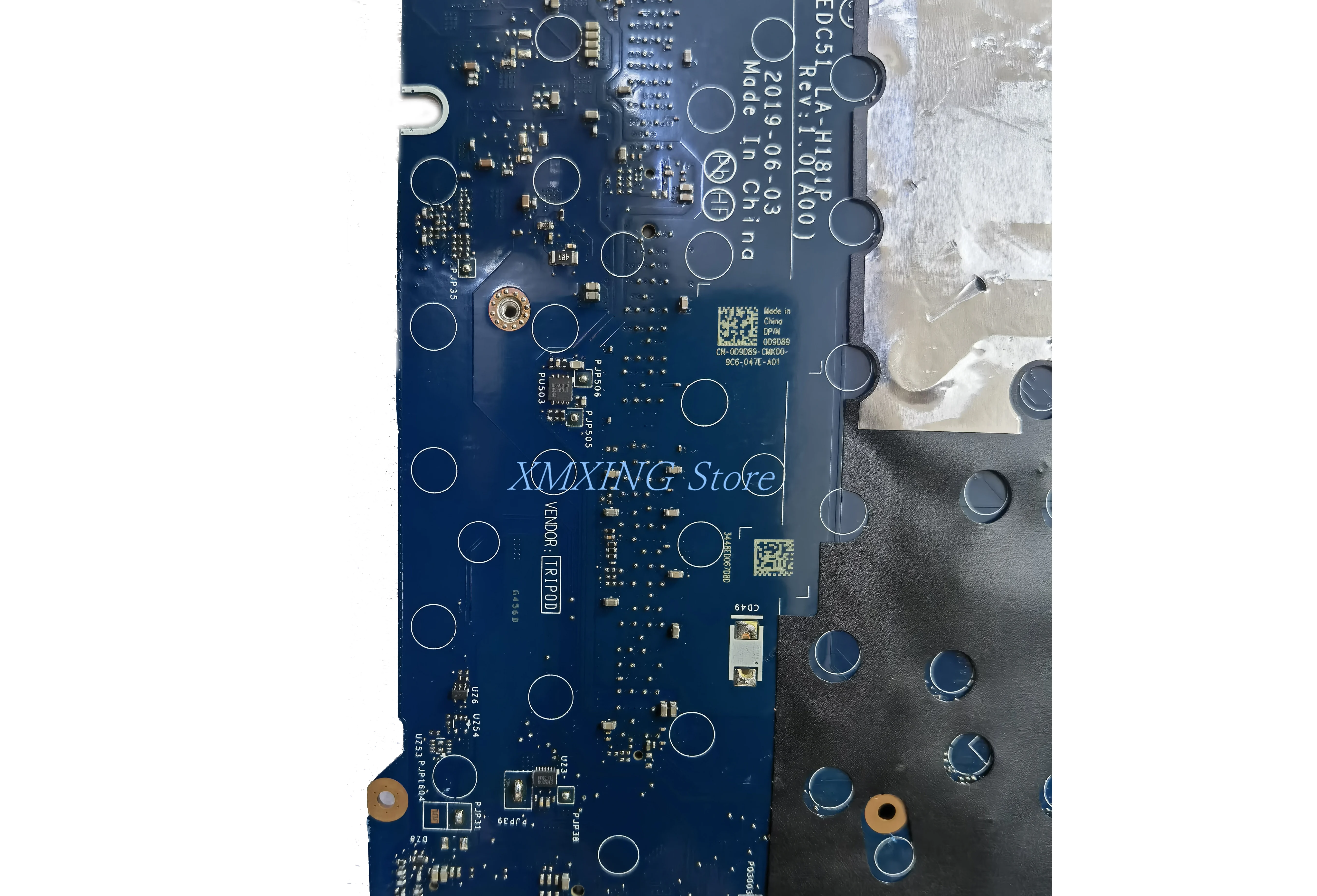 FULCOL For DELL INSPIRON 5501 Laptop Motherboard Core i5-9400H CPU EDC51 LA-H181P CN-0D9D89 0D9D89 D9D89 Tested 100% work
FULCOL For DELL INSPIRON 5501 Laptop Motherboard Core i5-9400H CPU EDC51 LA-H181P CN-0D9D89 0D9D89 D9D89 Tested 100% work
