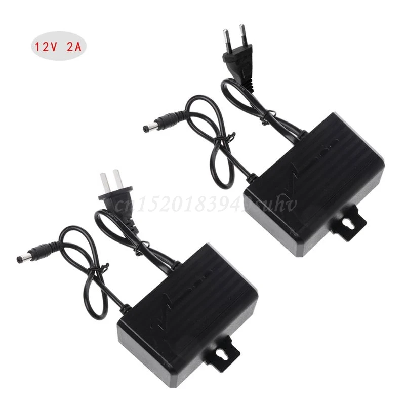 Power Supply AC DC Charger Adapter 12V 2A EU US Plug Waterproof Outdoor for Monitor CCTV CCD Security Camera
Power Supply AC DC Charger Adapter 12V 2A EU US Plug Waterproof Outdoor for Monitor CCTV CCD Security Camera