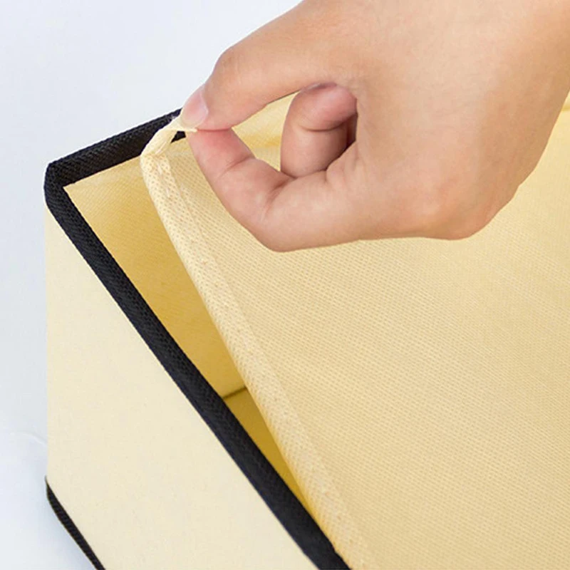 New Foldable Storage Box for Clothes Washable Underwear Storage Box Polyester Fabric Drawer Organizer Storage Containers Light G
New Foldable Storage Box for Clothes Washable Underwear Storage Box Polyester Fabric Drawer Organizer Storage Containers Light G