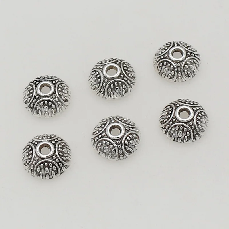 100pcs/lot Trendy Craftwork Antique Silver Bead Caps 10mm Handmade Beaded End Cap Cover Receptacle DIY Vintage Jewelry Findings
100pcs/lot Trendy Craftwork Antique Silver Bead Caps 10mm Handmade Beaded End Cap Cover Receptacle DIY Vintage Jewelry Findings