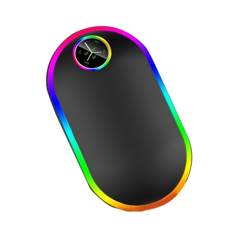 USB Rechargeable Hand Warmer Power Bank 10000Mah With Power Display Mini USB Electric Hand Warmer Winter
USB Rechargeable Hand Warmer Power Bank 10000Mah With Power Display Mini USB Electric Hand Warmer Winter