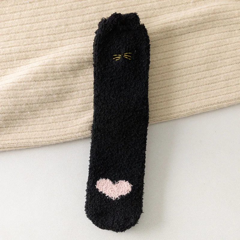 Q Keep Warm Home Floor Socks Cute for Men Female Autumn Winter Heart Pattern Breathable Japanese Style Coral Fleece Thickening 
Q Keep Warm Home Floor Socks Cute for Men Female Autumn Winter Heart Pattern Breathable Japanese Style Coral Fleece Thickening