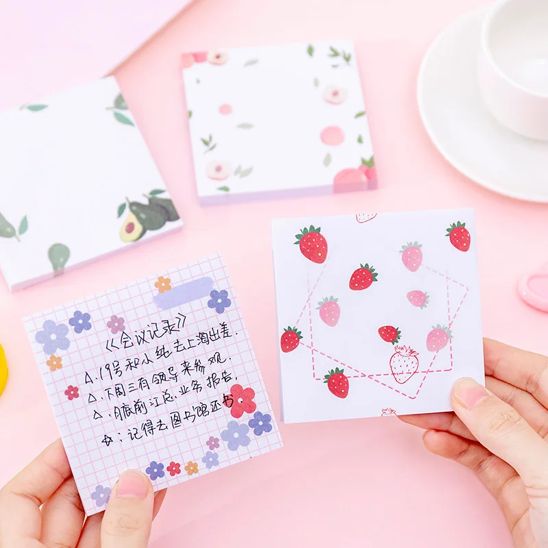 80sheets Korean Ins Flower Avocado Fruit Sticky Notes Kawaii Memo Pad Students Message Post Tabs Stationery School Supplies
80sheets Korean Ins Flower Avocado Fruit Sticky Notes Kawaii Memo Pad Students Message Post Tabs Stationery School Supplies