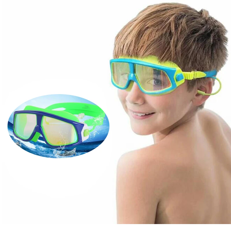 Queshark Professional Boys Girls Kids HD Anti-fog Silicone Frame Swimming Goggles Swim Eyewear with Earplugs Without Case
Queshark Professional Boys Girls Kids HD Anti-fog Silicone Frame Swimming Goggles Swim Eyewear with Earplugs Without Case