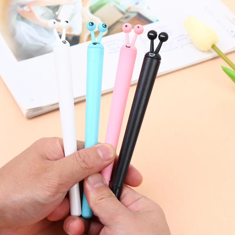 Learning Stationery Neutral Pen Creative Insect Summer New Plastic Student Water Factory Direct Sale | Канцтовары для офиса и