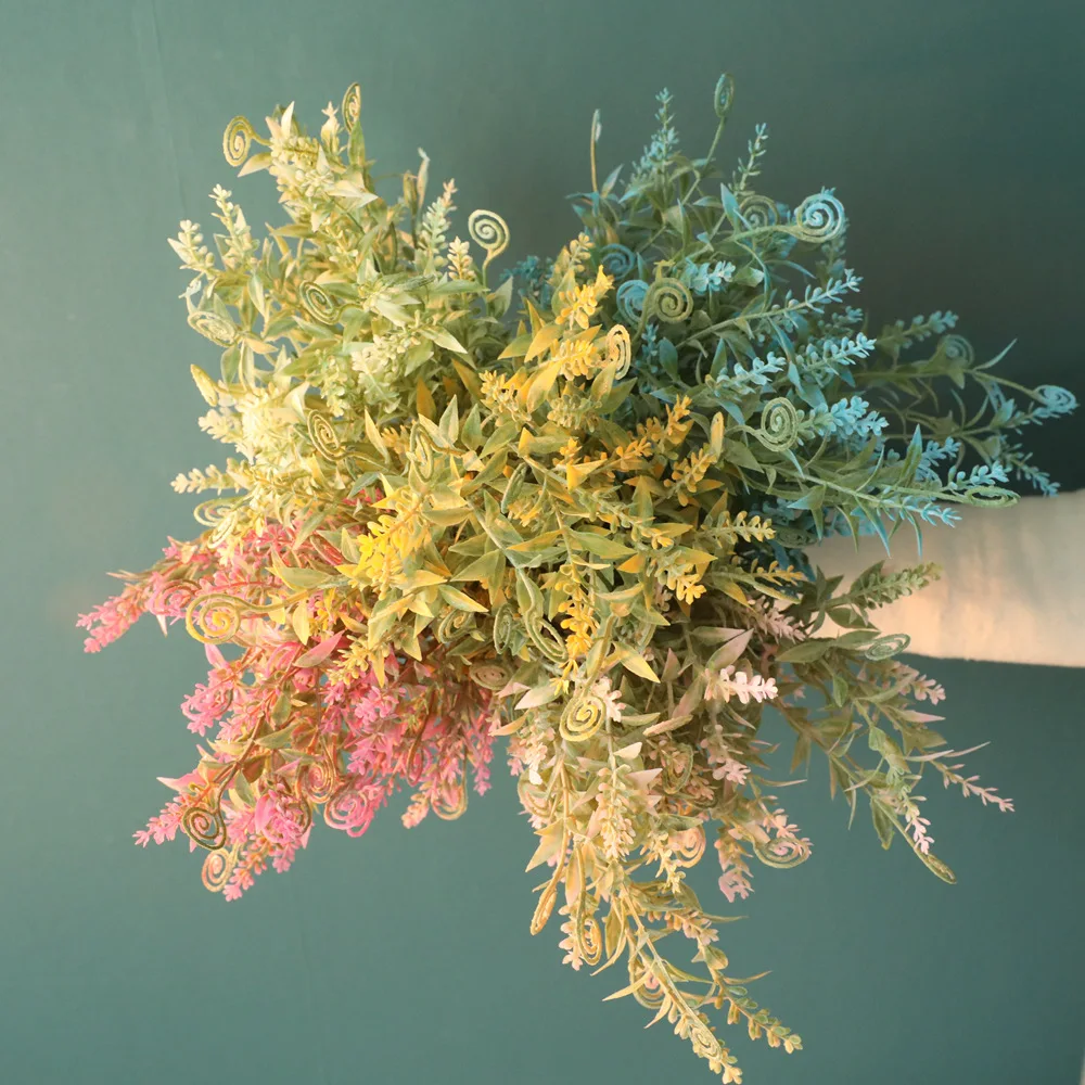 artificial flowers plastic leaves white fuzzy powder hippocampus grass fake plants wedding home decoration arrangement accessory
artificial flowers plastic leaves white fuzzy powder hippocampus grass fake plants wedding home decoration arrangement accessory