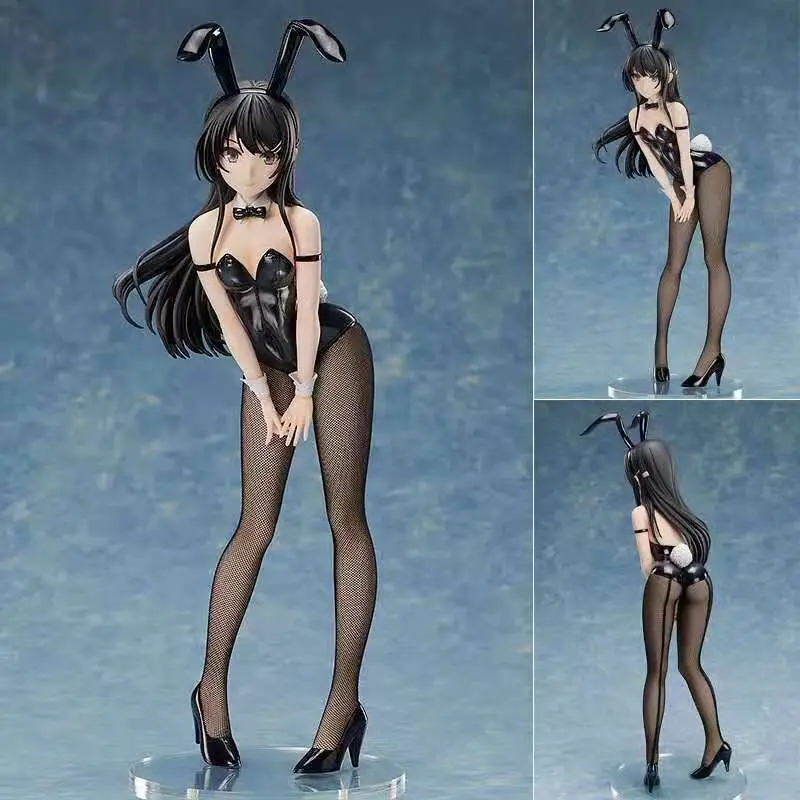 Anime Rascal Does Not Dream of Bunny Girl Mai Sakurajima Sexy PVC Action Figure Collectible Model Toys Doll Gifts
Anime Rascal Does Not Dream of Bunny Girl Mai Sakurajima Sexy PVC Action Figure Collectible Model Toys Doll Gifts