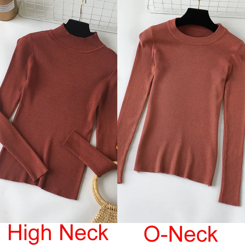 Sweater Pullover Women Long Sleeve Round Neck Basic Slim Knitted Sweater Jumper Autumn Womens Sweaters 2019 Winter Tops Knitwear
Sweater Pullover Women Long Sleeve Round Neck Basic Slim Knitted Sweater Jumper Autumn Womens Sweaters 2019 Winter Tops Knitwear
