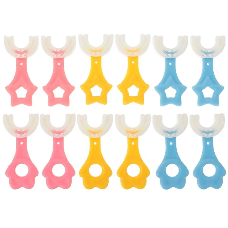 12 шт., U-образные зубные щётки для малышей
12 шт., U-образные зубные щётки для малышей