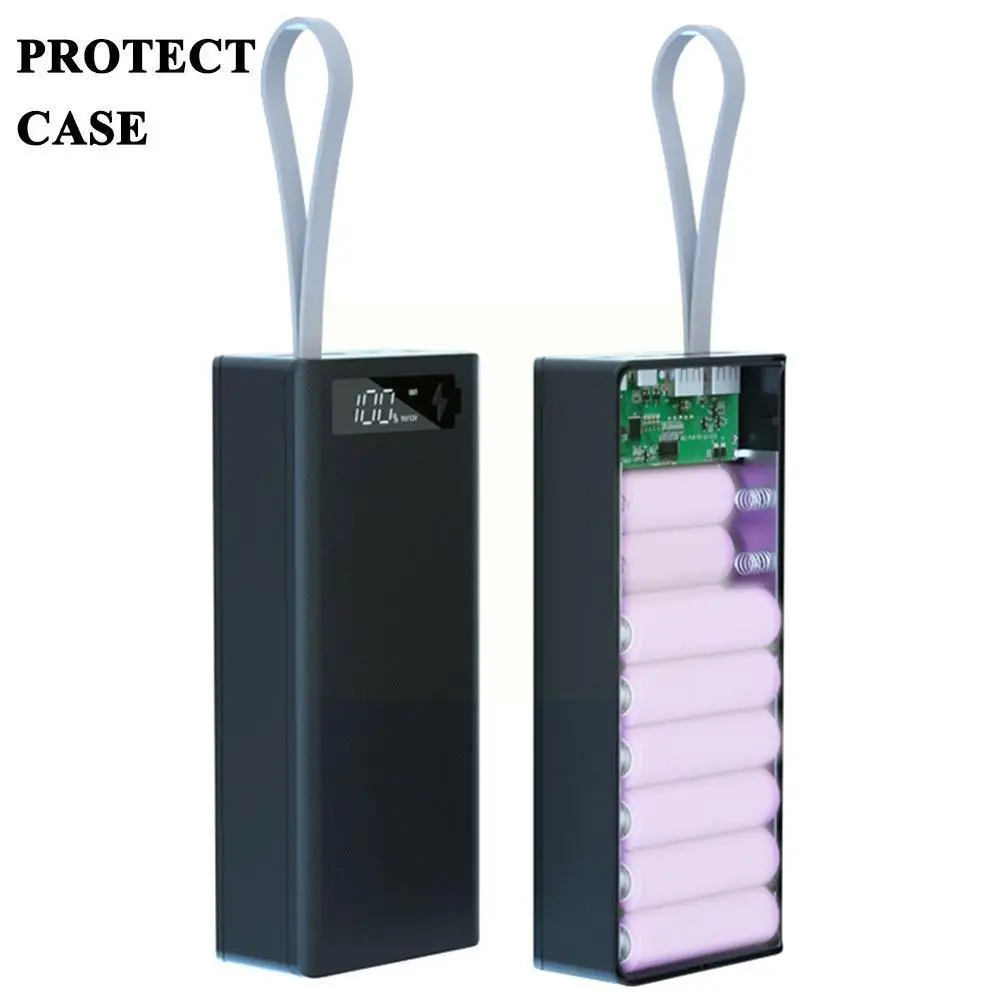 Detachable Welding-free 16-section 18650 Battery Mobile Bank Power QC Kit Kit Fast Power Wireless Charge Charger E0F4 
Detachable Welding-free 16-section 18650 Battery Mobile Bank Power QC Kit Kit Fast Power Wireless Charge Charger E0F4