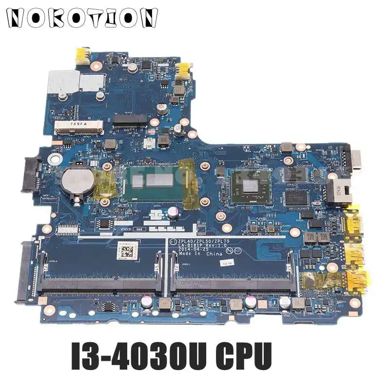 Материнская плата NOKOTION 768398-001 для ноутбука HP Probook 768398 G2 501 R5 M255 I3-4030U - купить по