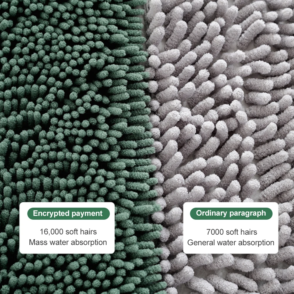 Absorbent Floor Mat Soft Carpet Slip-resistant Bathing Room Rug Floor Door Mat Dirt Barrier Rectangle Floor Door Cushion Mat Rug
Absorbent Floor Mat Soft Carpet Slip-resistant Bathing Room Rug Floor Door Mat Dirt Barrier Rectangle Floor Door Cushion Mat Rug
