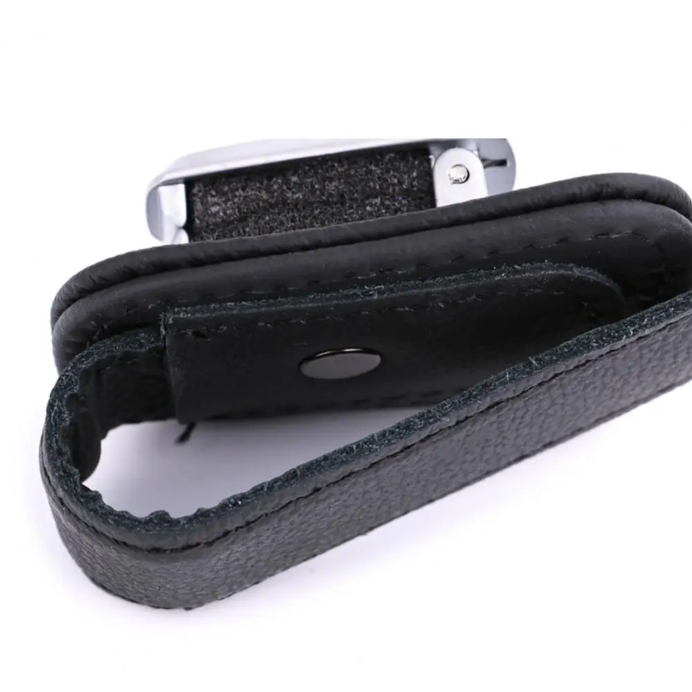 Portable Wear-resistant Glasses Holder Clip Faux Leather Visor Sunglasses Ticket Card Clip Holder for Vehicles Car Accessories
Portable Wear-resistant Glasses Holder Clip Faux Leather Visor Sunglasses Ticket Card Clip Holder for Vehicles Car Accessories