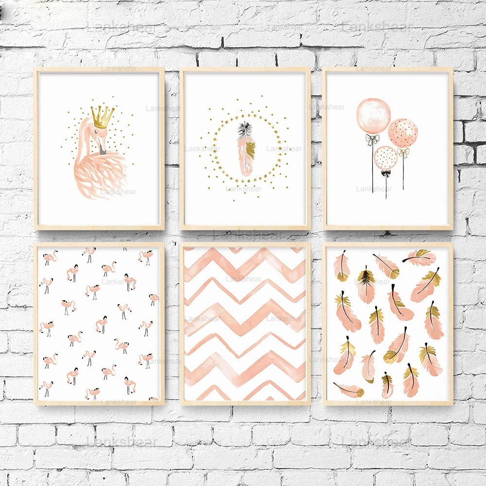 Nursery Girl Bedroom Decoration Canvas Painting Feather Wall Art Modular Hd Posters and Prints Cartoon Cuadros Living Room Decor
Nursery Girl Bedroom Decoration Canvas Painting Feather Wall Art Modular Hd Posters and Prints Cartoon Cuadros Living Room Decor