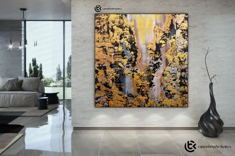 Золотые абстрактные картины, оригинальные акриловые картины, домашний декор, настенное искусство, абстрактная живопись на холсте, Большая ...
Золотые абстрактные картины, оригинальные акриловые картины, домашний декор, настенное искусство, абстрактная живопись на холсте, Большая ...