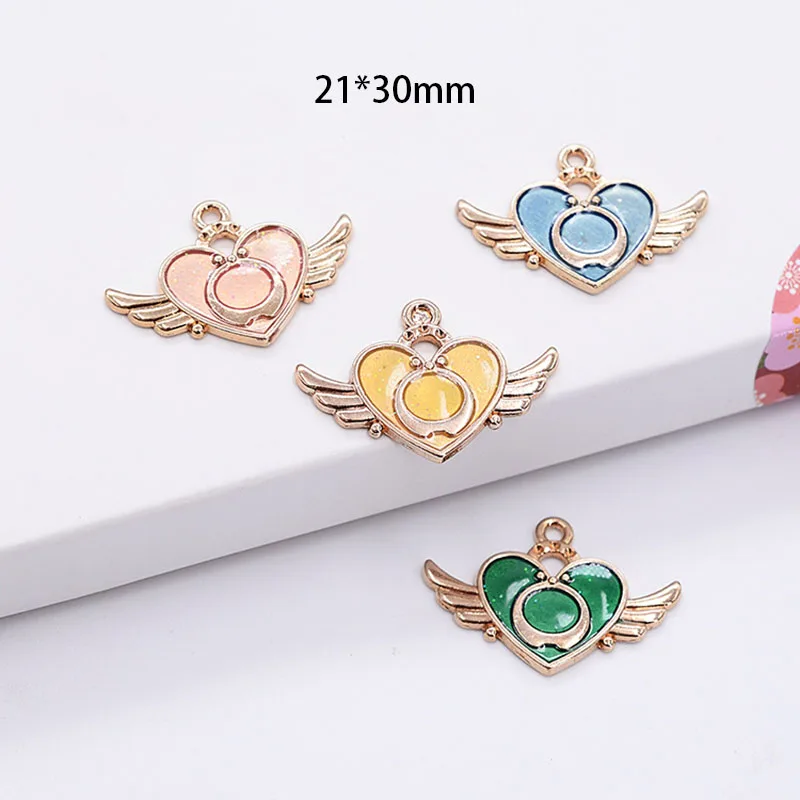 10pcs/Lot Angel Wing Diy Handmade Oil Enamel Charms Design for Jewelry Making Earring Bracelet or Necklace
10pcs/Lot Angel Wing Diy Handmade Oil Enamel Charms Design for Jewelry Making Earring Bracelet or Necklace