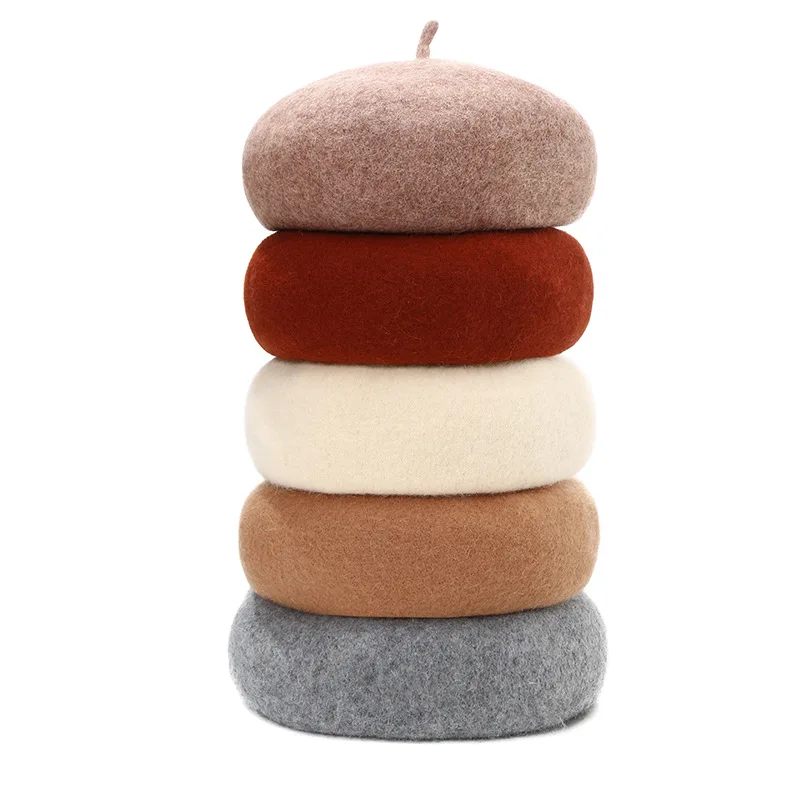Beret Women's Autumn And Winter Woolen Cloth Fashion Warmth Beret Hat Korean Retro Simple Painter Hat 1226071AMA
Beret Women's Autumn And Winter Woolen Cloth Fashion Warmth Beret Hat Korean Retro Simple Painter Hat 1226071AMA