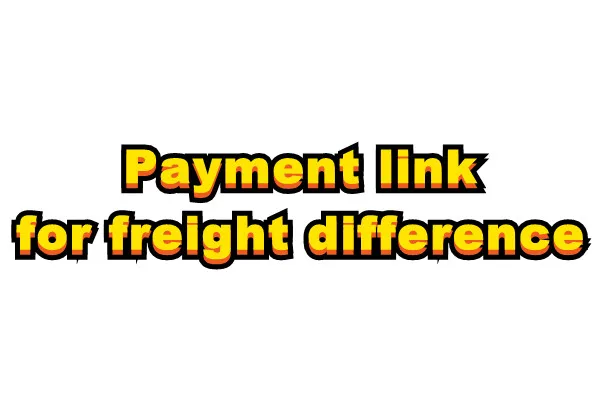 Shipping fee This Link Is For Customized Order Price Difference Change Order/Shipping Fee
Shipping fee This Link Is For Customized Order Price Difference Change Order/Shipping Fee