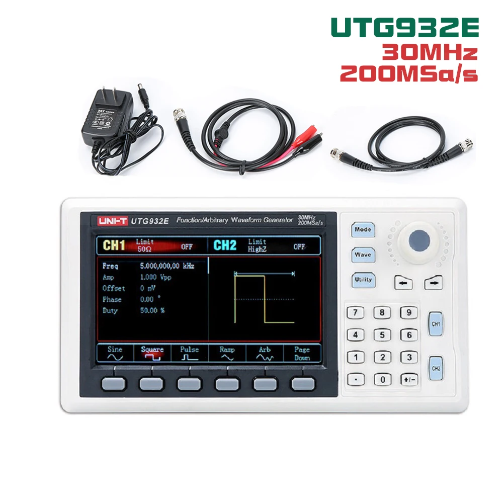 UNI T 200 с/с 30 МГц функциональный генератор сигналов двухканальный выходной