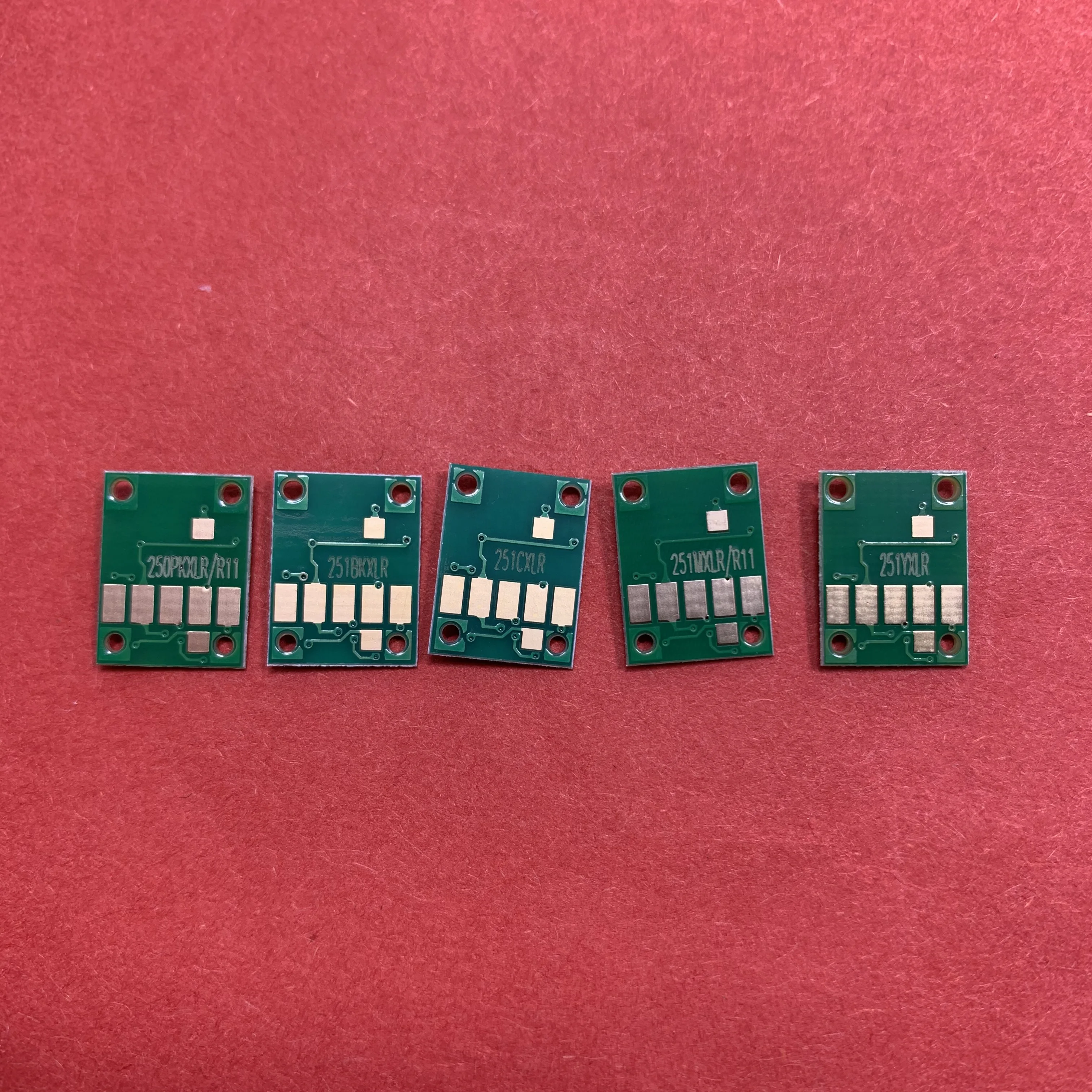 

YOTAT 5 color permanent chip PGI-250 CLI-251 PGI-250XL CLI-251XL for Canon PIXMA ip7220 ip8720 MG5420 MX922 MX722 IX6820 MG5520