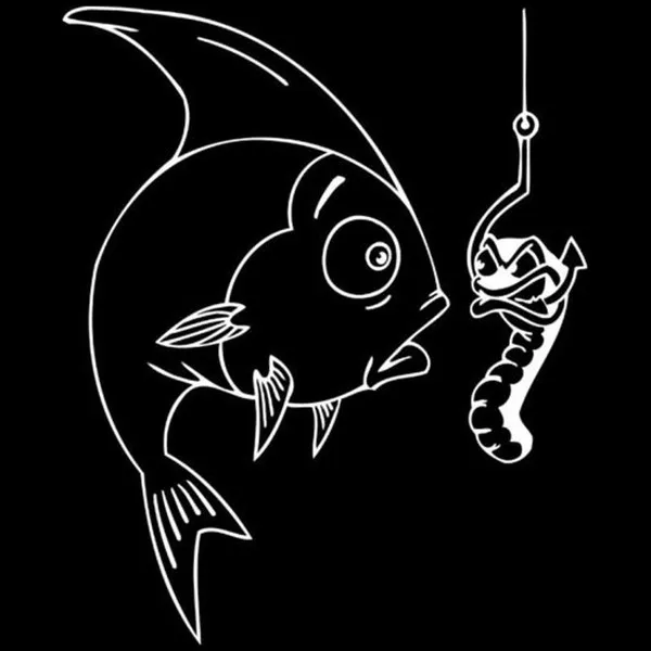 Cute Fishing Sticker Worm Hook Gag car Sticker Car Body Stickers Window Door Decal Top Quality Waterproof
Cute Fishing Sticker Worm Hook Gag car Sticker Car Body Stickers Window Door Decal Top Quality Waterproof
