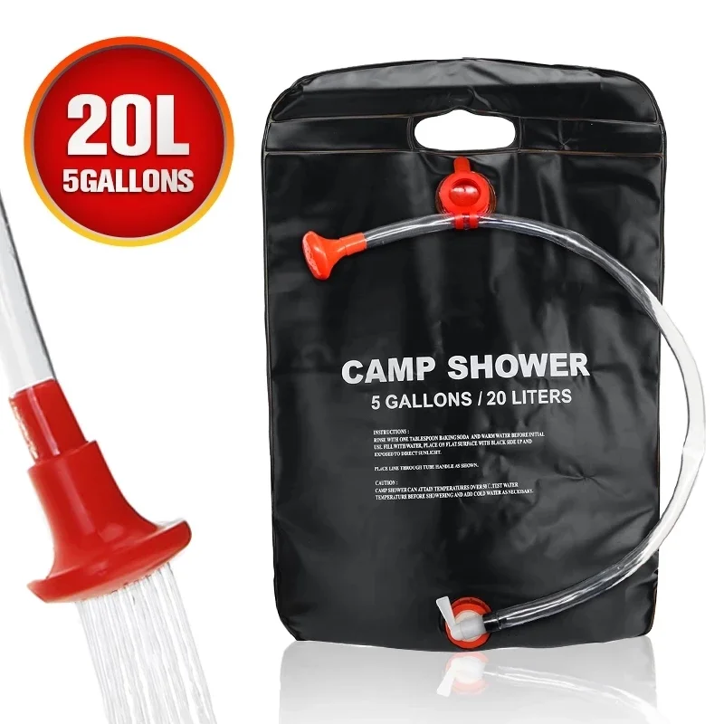 20/10L Shower Bag for Camping Solar Portable Bag with Switch Hose and Shower Head for Outdoor Hiking Picnic Swimming
20/10L Shower Bag for Camping Solar Portable Bag with Switch Hose and Shower Head for Outdoor Hiking Picnic Swimming