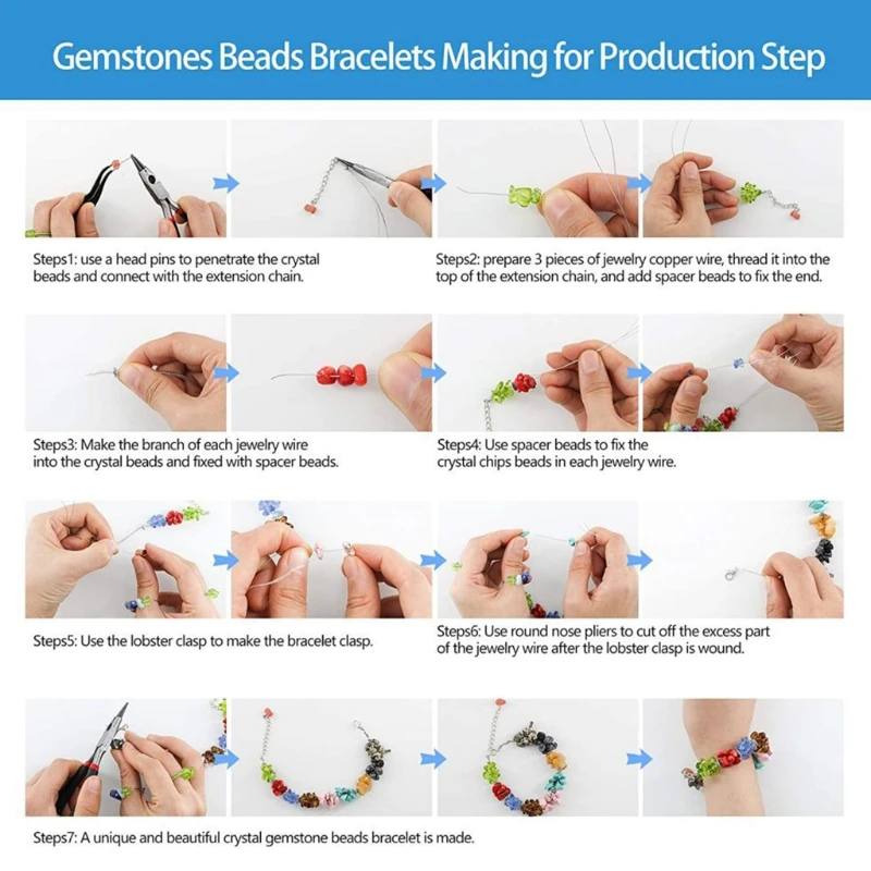 1 Set Natural Irregular Gemstones Beads Kit with Spacer Beads Jump Rings Ear Hooks Pliers for DIY Jewelry Making
1 Set Natural Irregular Gemstones Beads Kit with Spacer Beads Jump Rings Ear Hooks Pliers for DIY Jewelry Making