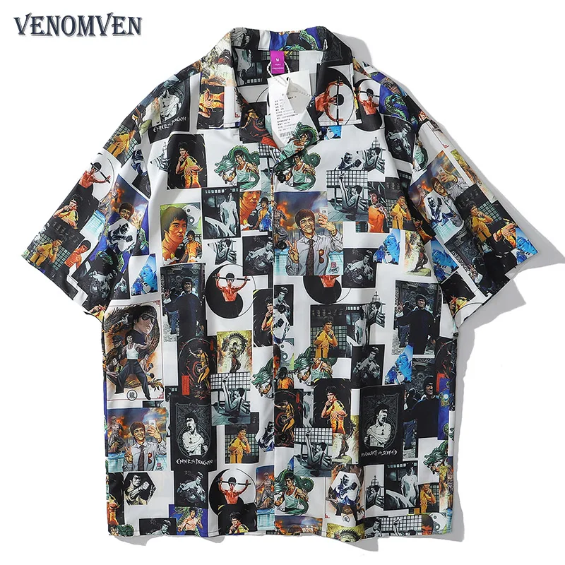 Chinese Kung Fu Bruce Lee Movie Pattern Hawaiian Shirt Men's Oversized Punk Rock Beach Shirt Women's Harajuku Vintage Grunge
Chinese Kung Fu Bruce Lee Movie Pattern Hawaiian Shirt Men's Oversized Punk Rock Beach Shirt Women's Harajuku Vintage Grunge