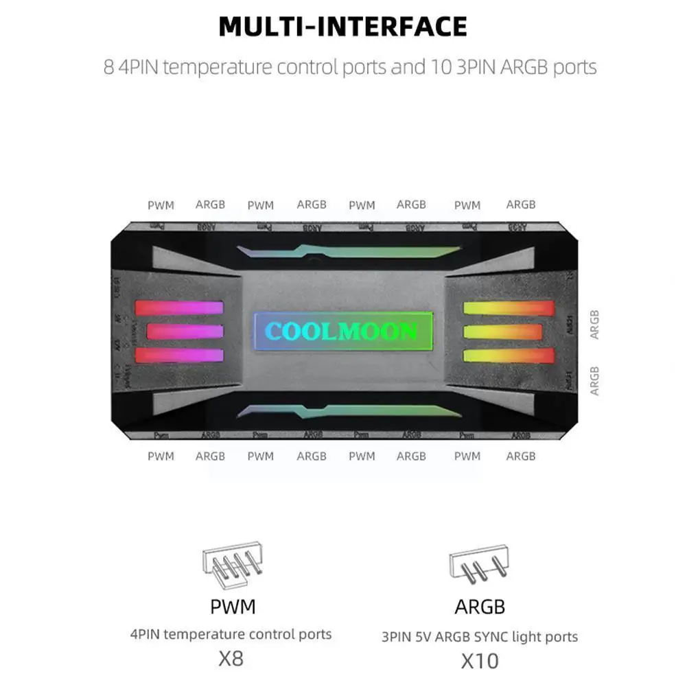 Coolmoon Rgb Remote Controller 4pin Pwm 3pin Argb Interface Control Wireless Remote Radiator Chassis A5i2
Coolmoon Rgb Remote Controller 4pin Pwm 3pin Argb Interface Control Wireless Remote Radiator Chassis A5i2