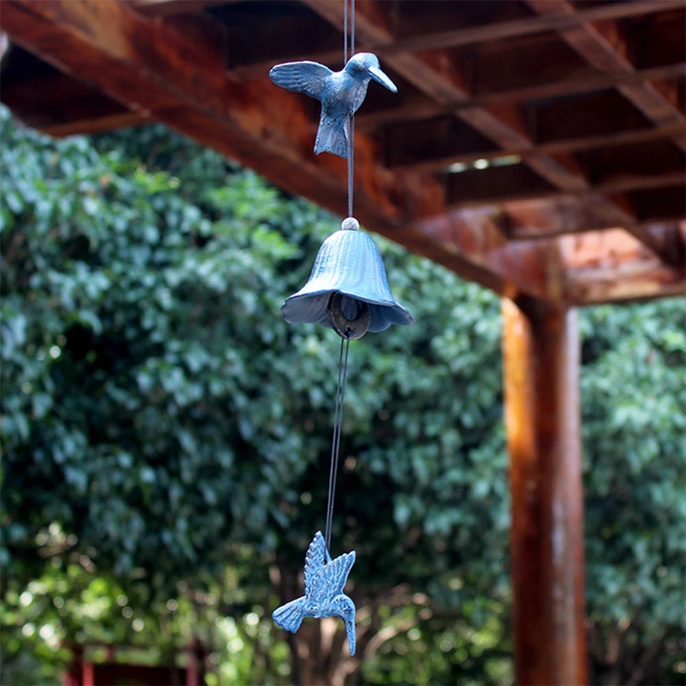 Garden Ornaments Japanese Style Deep Tone Wind Chimes Window Home Cast Iron Hummingbird Pendant Outdoor Hanging Decoration Door
Garden Ornaments Japanese Style Deep Tone Wind Chimes Window Home Cast Iron Hummingbird Pendant Outdoor Hanging Decoration Door