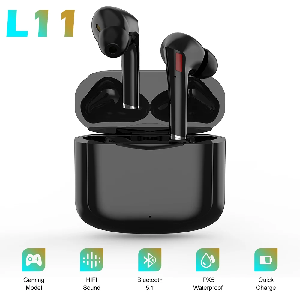 Wireless Bluetooth 5.0 Earphone Touch Control In-ear Stereo Headphone with Charging Box Waterproof Headset for Gaming Music
Wireless Bluetooth 5.0 Earphone Touch Control In-ear Stereo Headphone with Charging Box Waterproof Headset for Gaming Music