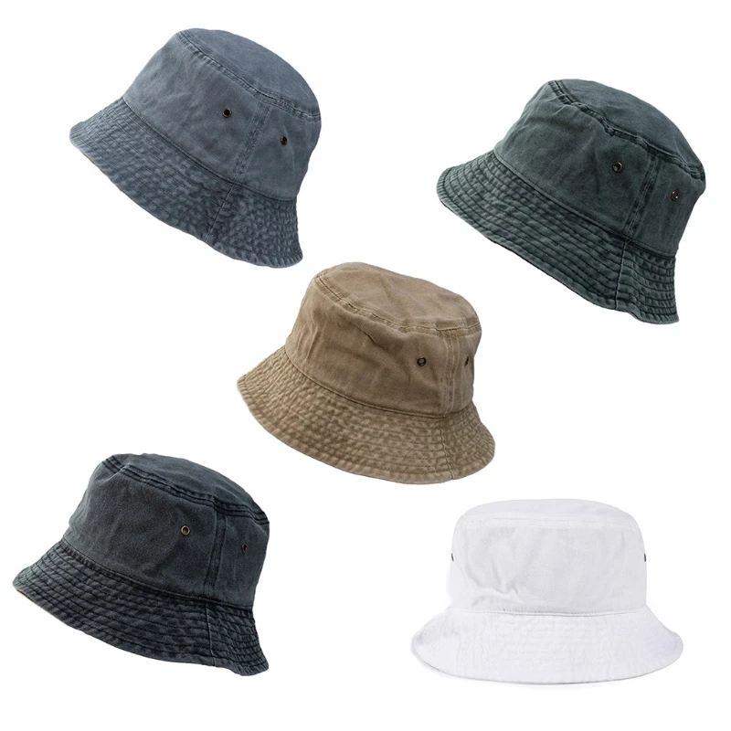 H58E High Quality Solid Color Fisherman Hat Jeans Bucket For Men And Women's Summer
H58E High Quality Solid Color Fisherman Hat Jeans Bucket For Men And Women's Summer
