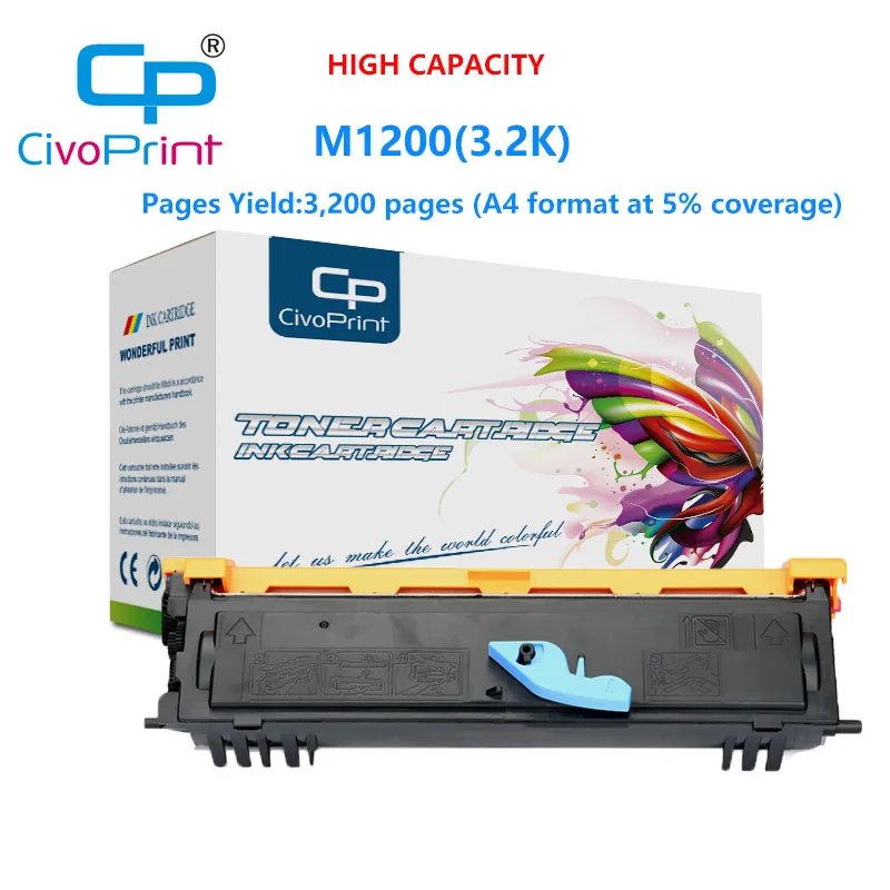 civoprint 3200 pages M1200 black toner cartridge compatible M 1200 for Epson M1200 toner
civoprint 3200 pages M1200 black toner cartridge compatible M 1200 for Epson M1200 toner