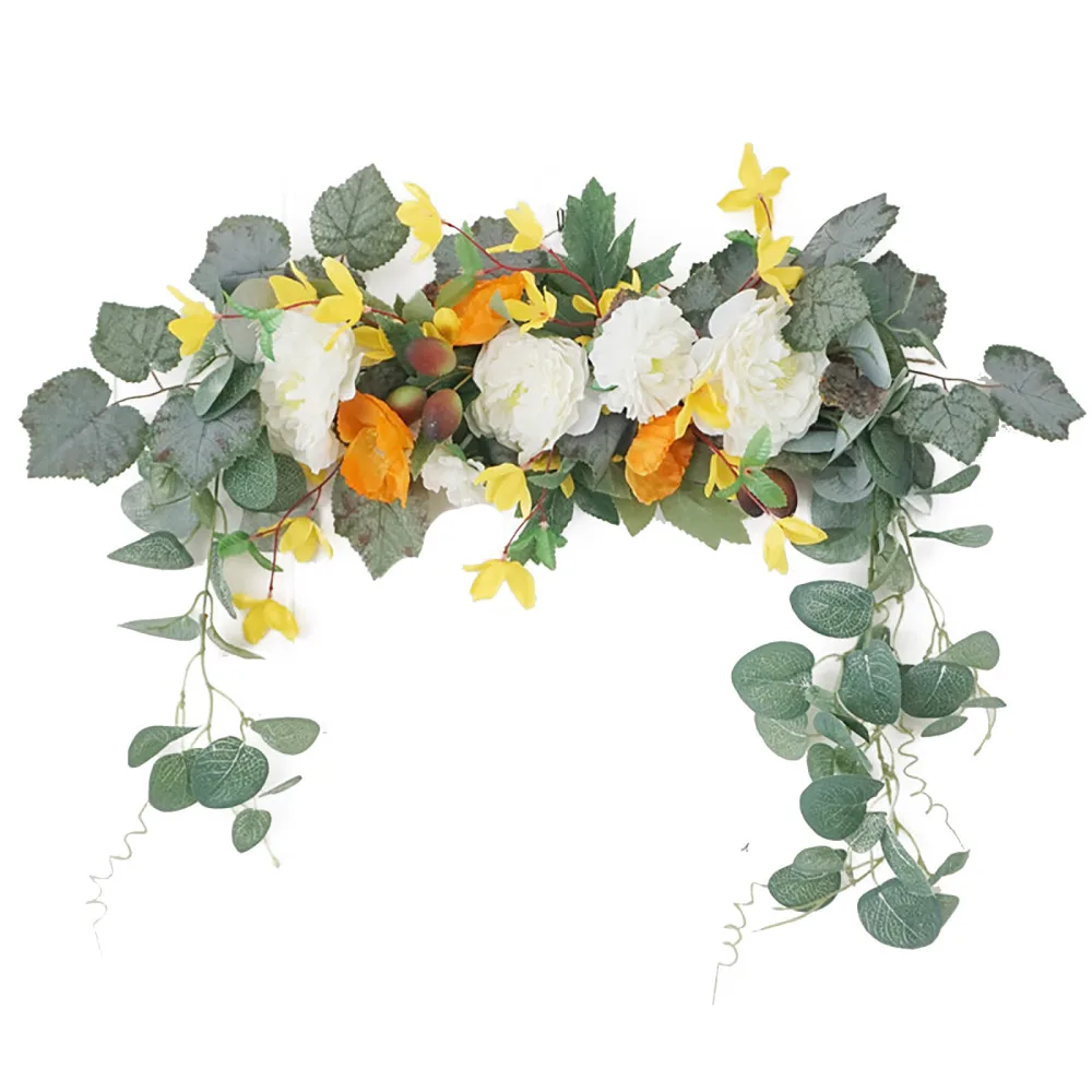 Imitation Door Lintel Simulation Wreath Wall Hanging Flower Garland Decorative Swag Floral Decoration
Imitation Door Lintel Simulation Wreath Wall Hanging Flower Garland Decorative Swag Floral Decoration