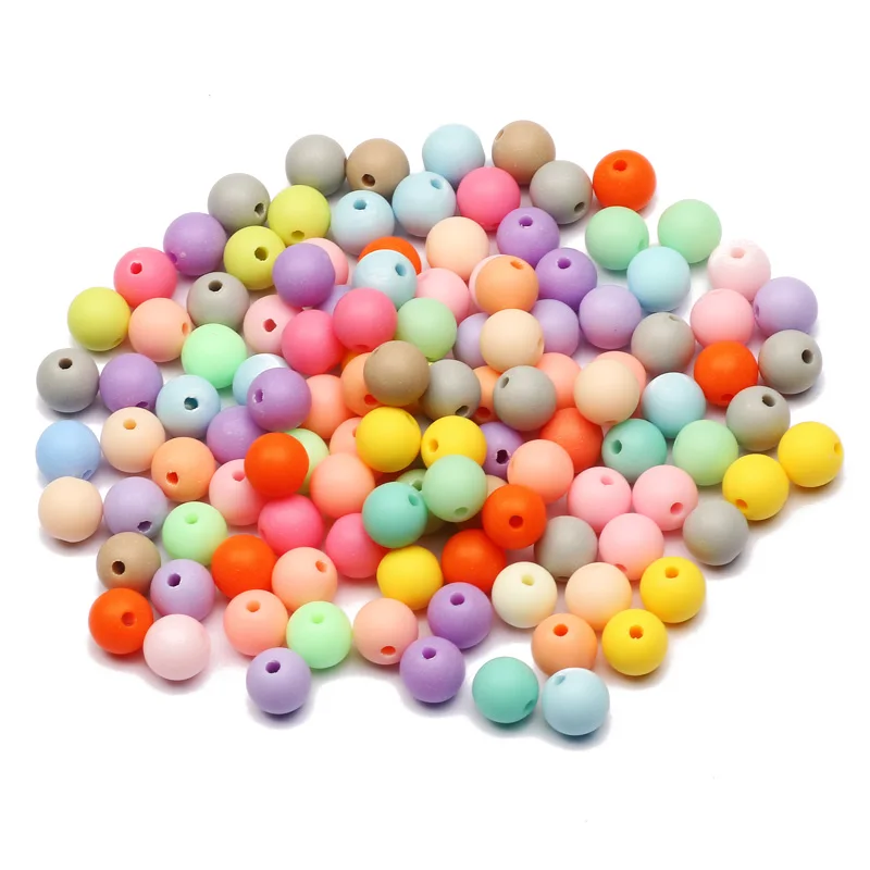 Mixed Color Acrylic Beads Matte Round Ball Loose Spacer Beads For Jewelry Making DIY Handmade Bracelet Necklace Accessories 
Mixed Color Acrylic Beads Matte Round Ball Loose Spacer Beads For Jewelry Making DIY Handmade Bracelet Necklace Accessories