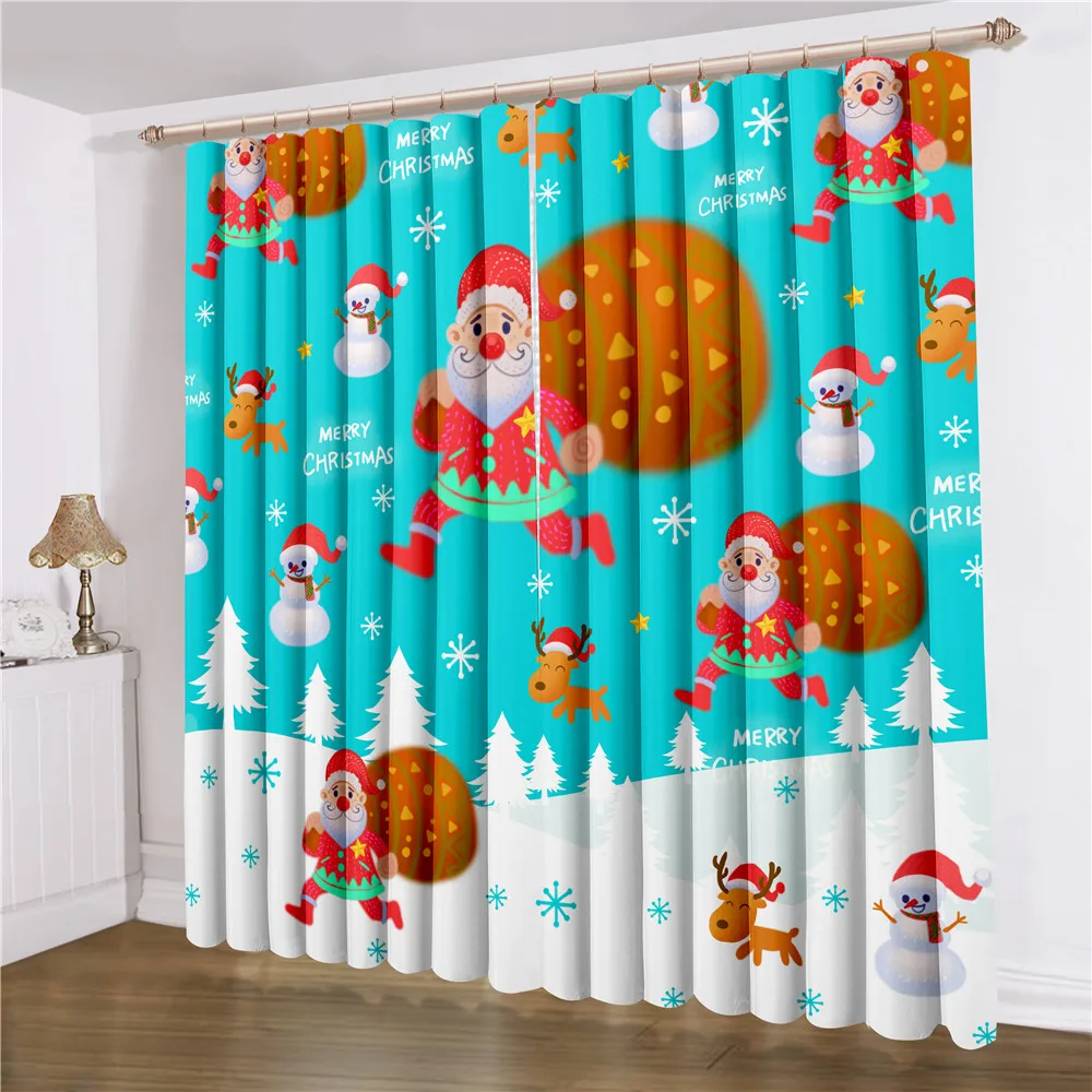 Шторы на окна с 3D-принтом Санта-Клауса, зеркальные занавески для гостиной, 2 панели, домашний текстиль, оконные драпировки
Шторы на окна с 3D-принтом Санта-Клауса, зеркальные занавески для гостиной, 2 панели, домашний текстиль, оконные драпировки