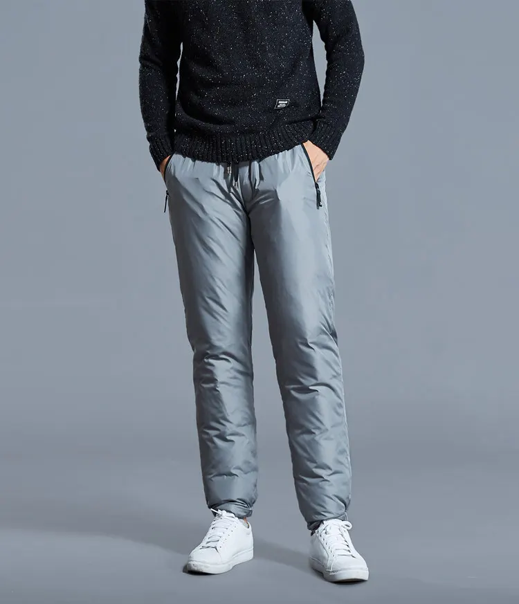 HOO 2021 winter upset down pants outside a man wear warm youth 90% white duck down pants
HOO 2021 winter upset down pants outside a man wear warm youth 90% white duck down pants
