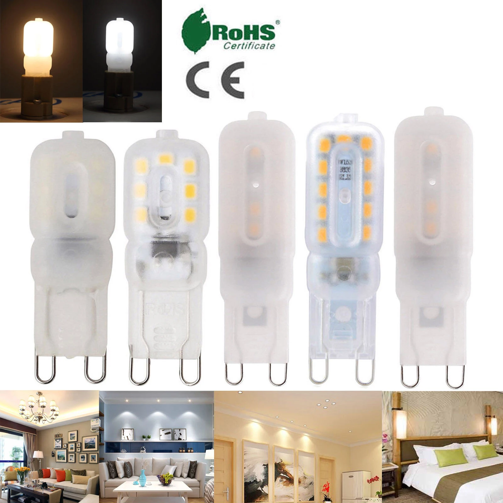 

Mini LED Lamp G9 3W 5W 7W High Bright Lampada LED 110V 220V SMD 2835 Bombillas LED Bulb Replace 30W 40W Halogen Ampoule Luz