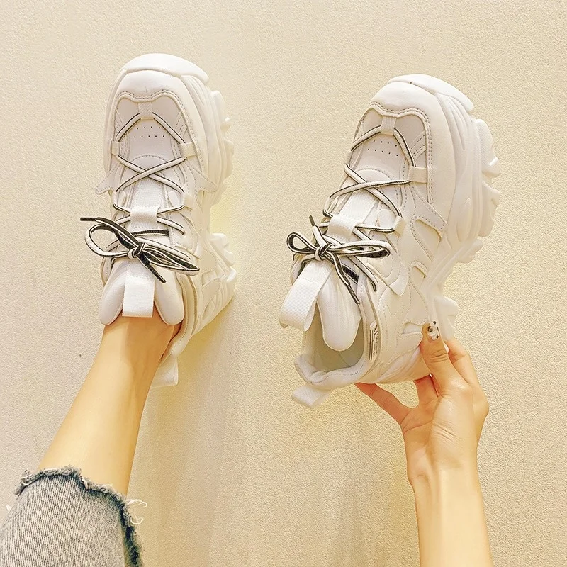 2021 New Women Dad Shoes Chunky Sneakers Breathable Casual Leather Lace Up Summer Walking Shoes sport shoes zapatos deportivos
2021 New Women Dad Shoes Chunky Sneakers Breathable Casual Leather Lace Up Summer Walking Shoes sport shoes zapatos deportivos